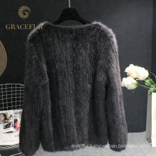 Accept custom order womens real mink fur coat